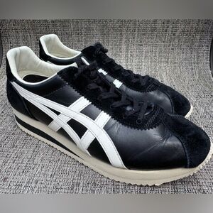Onitsuka ASICS Tiger Moal 77 NM LEATHER Black/White 6.5 Women= Mens 5